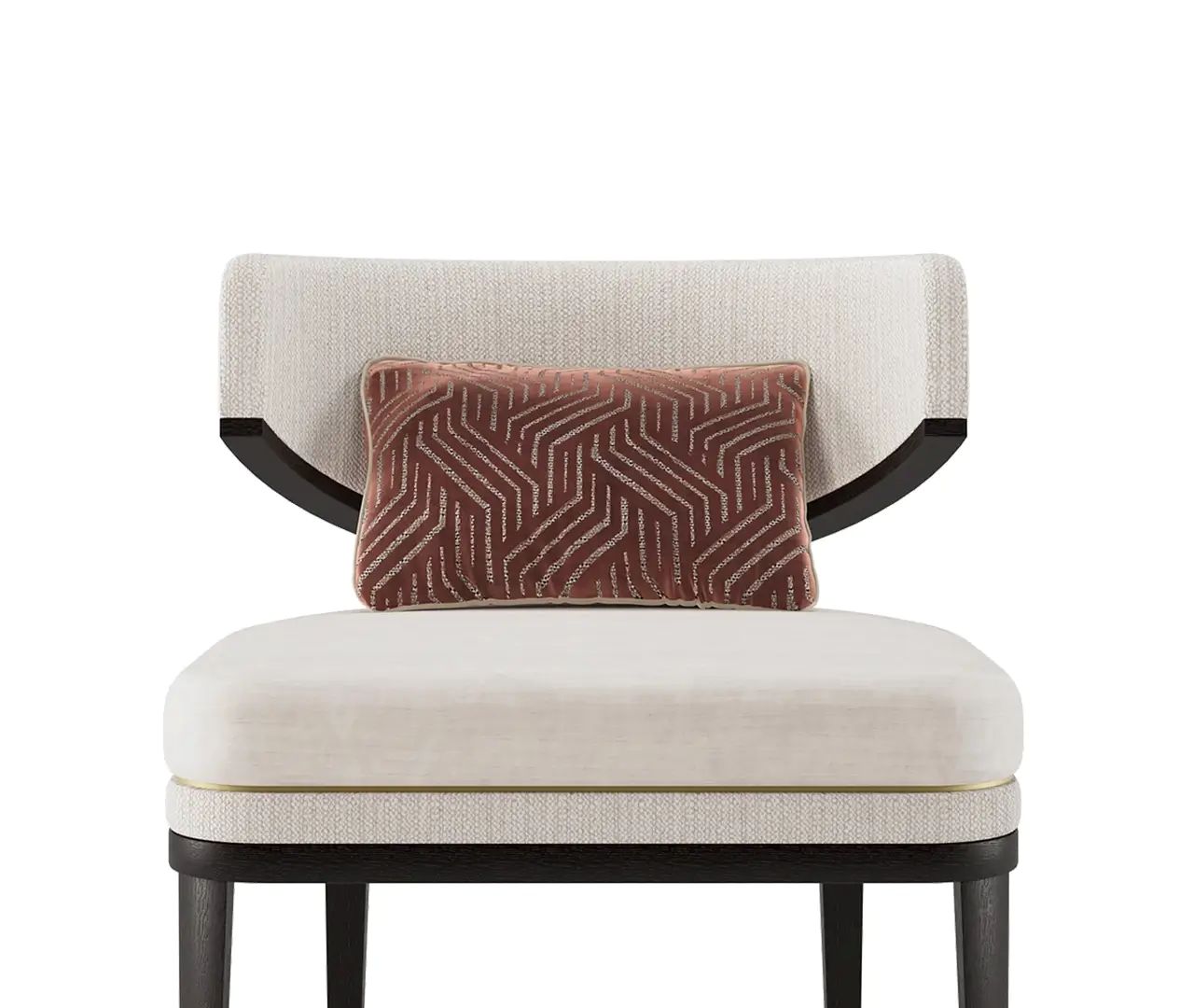 Velvet Wood Chair