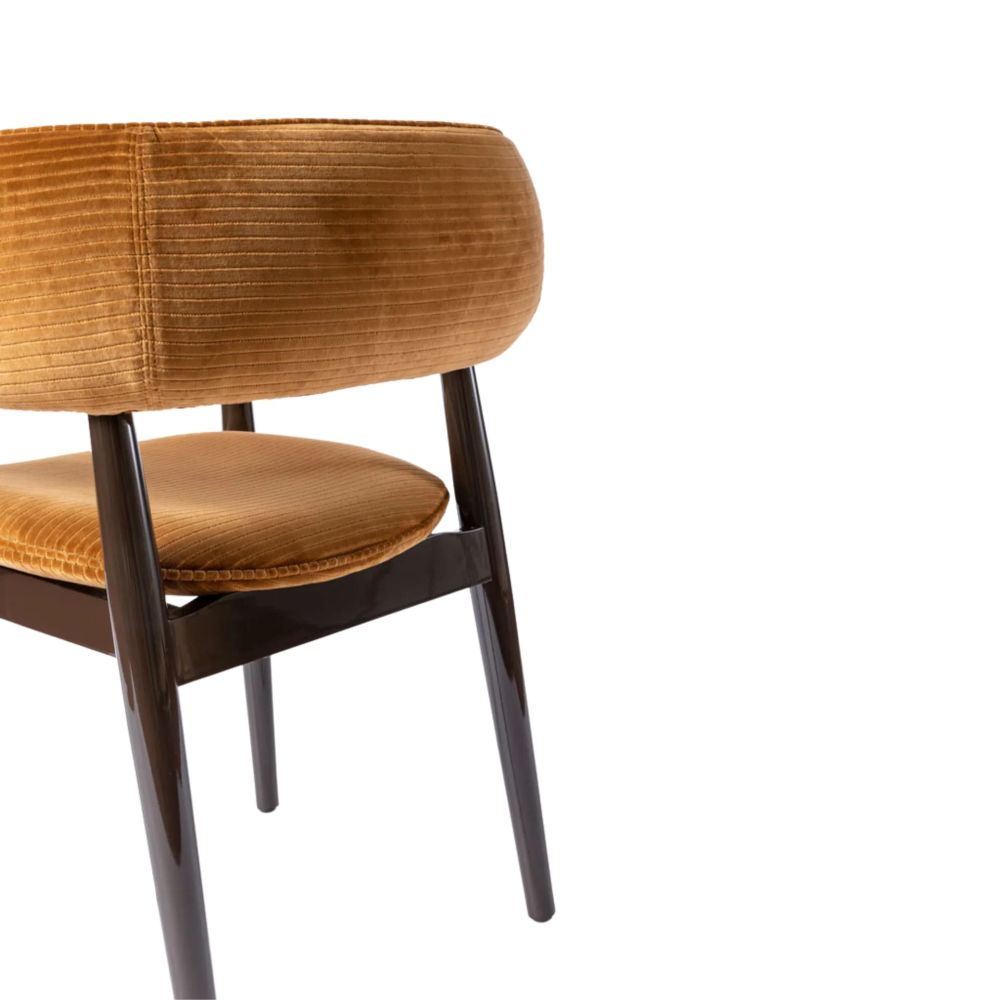 Wood Velvet Chair