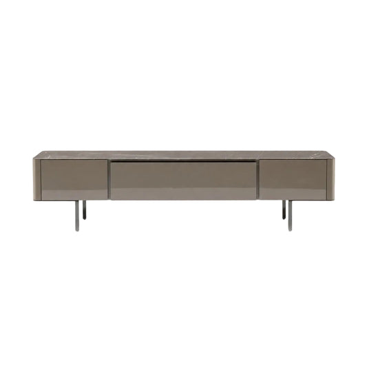 Wood Marble TV Unit