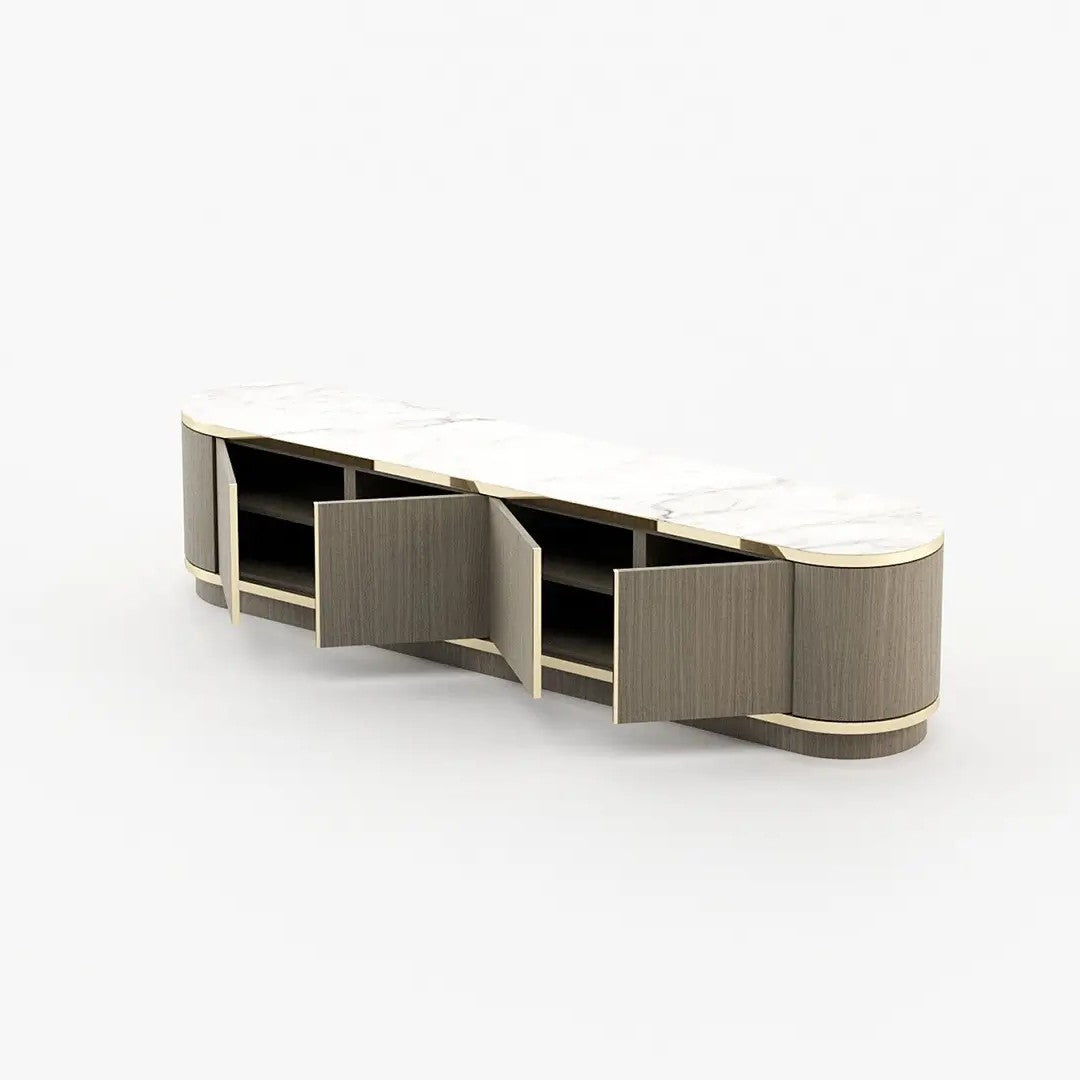 Light Wood TV Unit