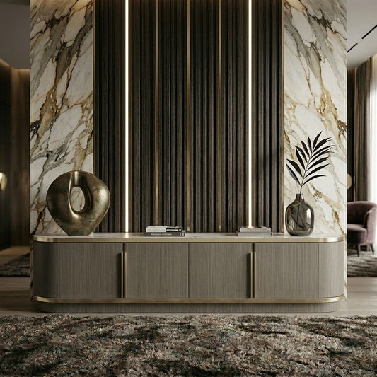 Light Wood TV Unit